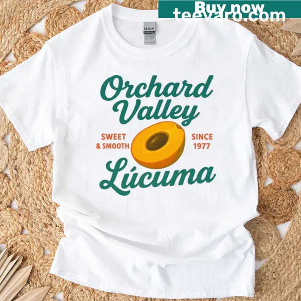 Vintage distressed T-shirt featuring lucuma fruit design