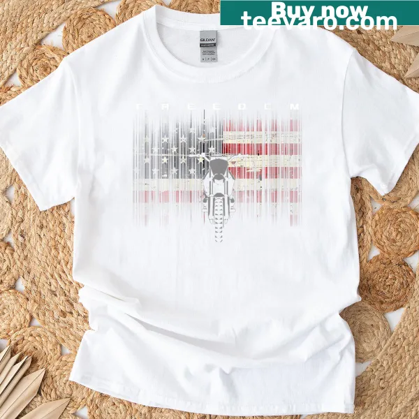 T-shirt designed for women who love dirt biking and motocross sports.