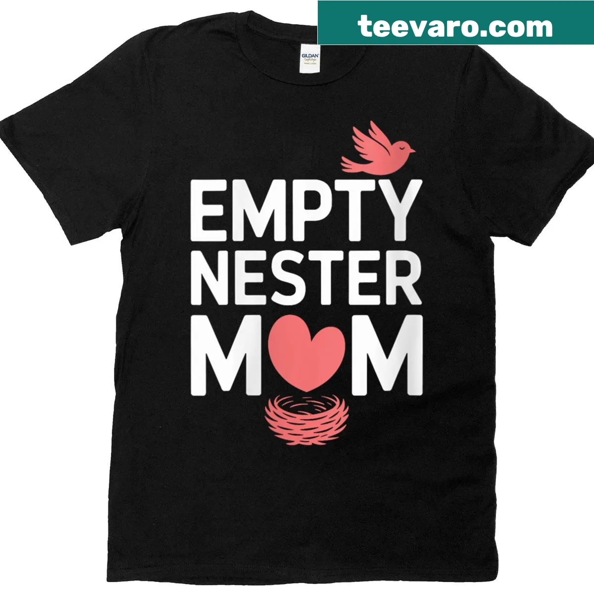 Wholesome t-shirt for empty nest parents, featuring mom and dad — on a men's t-shirt
