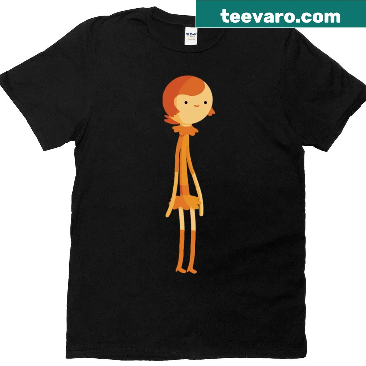 Illustrated Adventure Time Lollipop Girl t-shirt graphic — on a men's t-shirt
