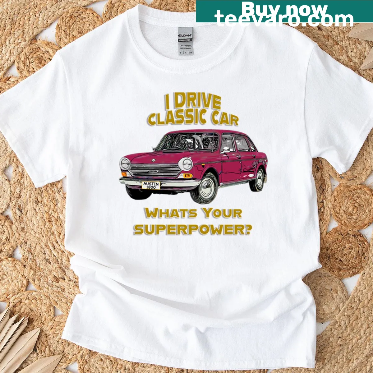 Funny T-shirt with a driving quote for kids — on a men's t-shirt
