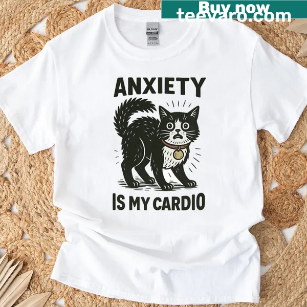 Motivational T-shirt with 'Cardio Workout' text