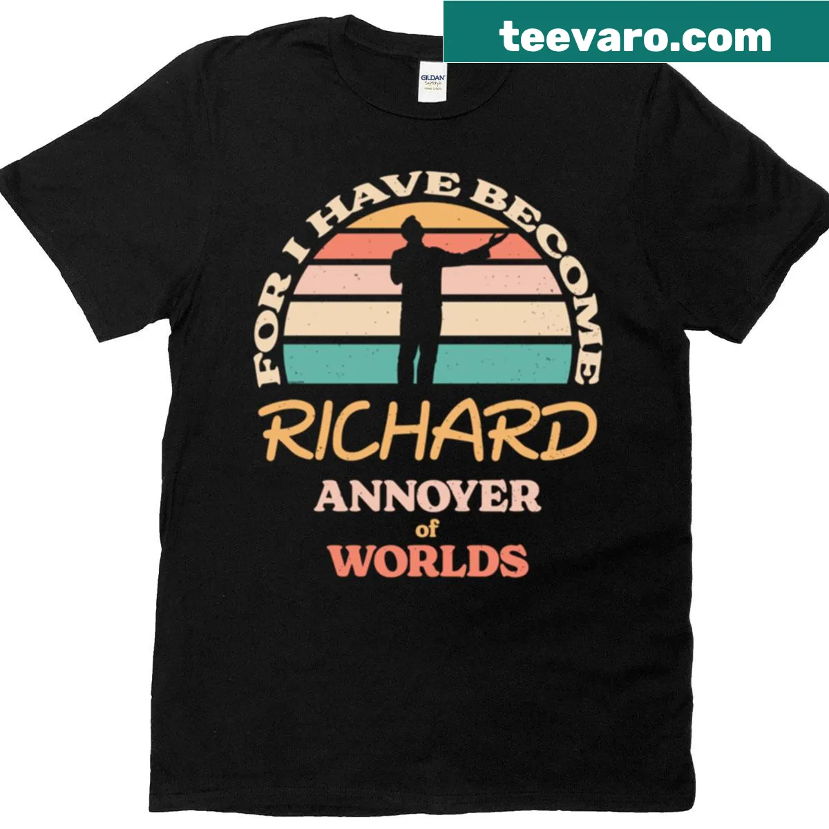 Humorous T-shirt with a playful anti-jerk quote — on a men's t-shirt