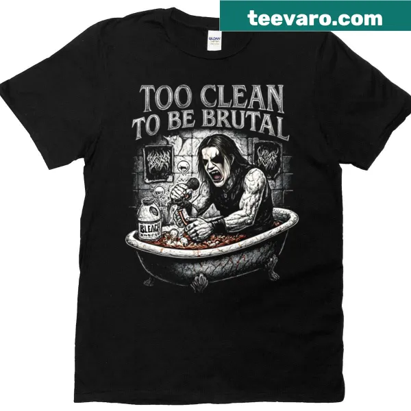 Edgy Metalhead T-shirt with bold text