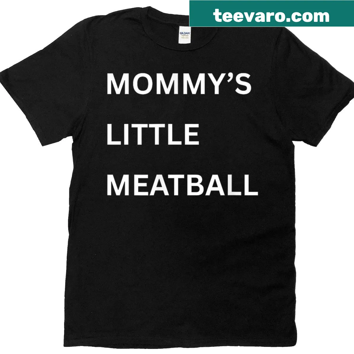 Cute T-shirt with the phrase 'Mommy's Little Meatball' — on a men's t-shirt