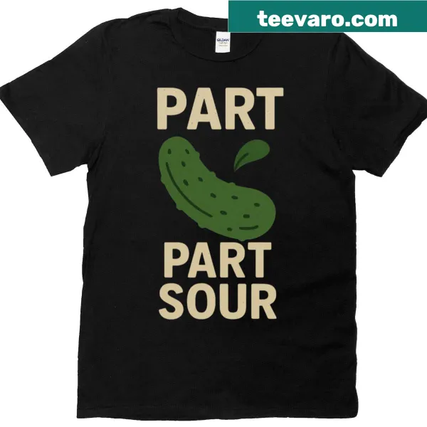 Funny oversized pickle lover design with smiling pickles and playful text.