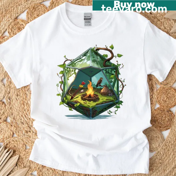 T-shirt featuring a graphic related to Ranger Dice and gaming