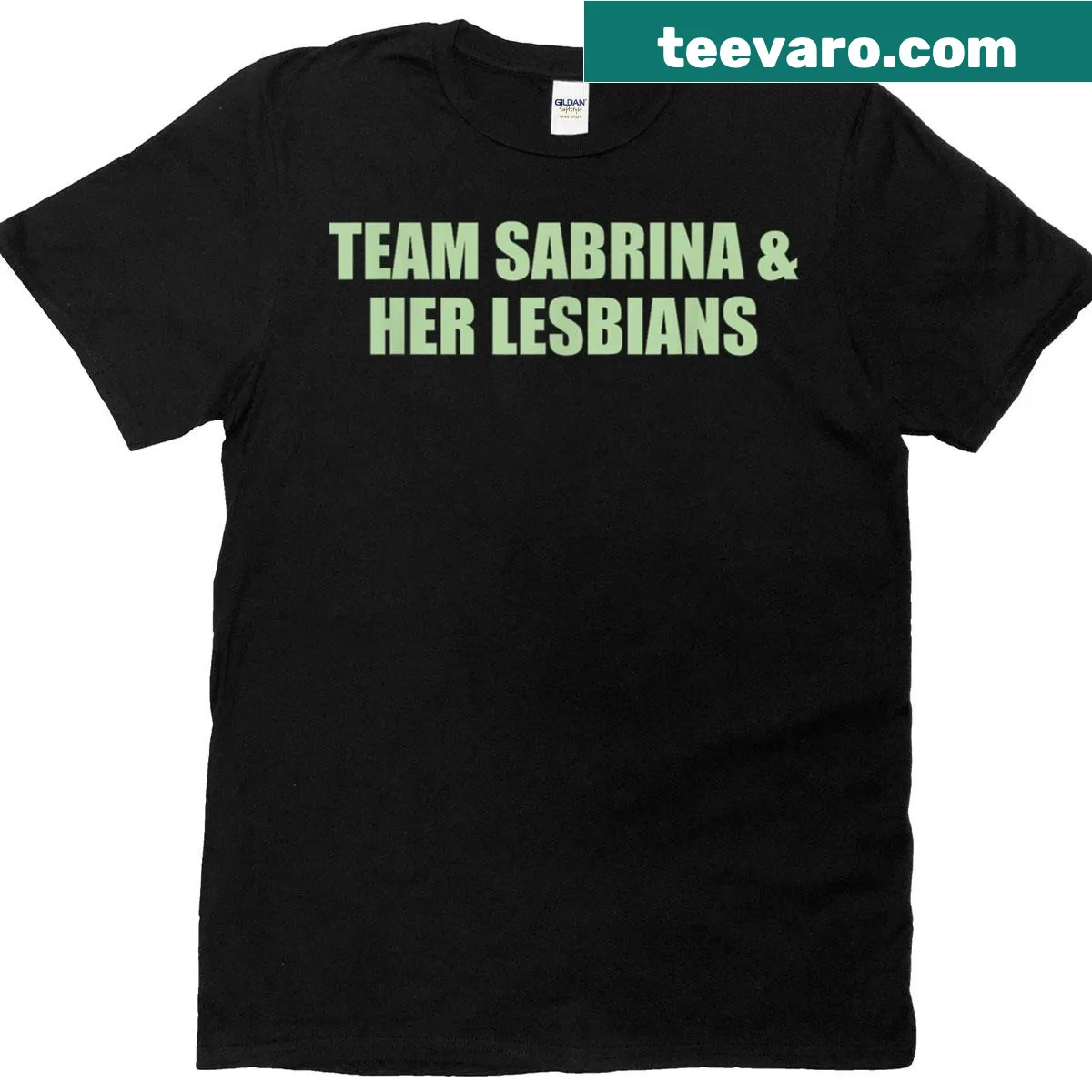 Retro t-shirt supporting Team Sabrina and the LGBTQ+ community — on a men's t-shirt