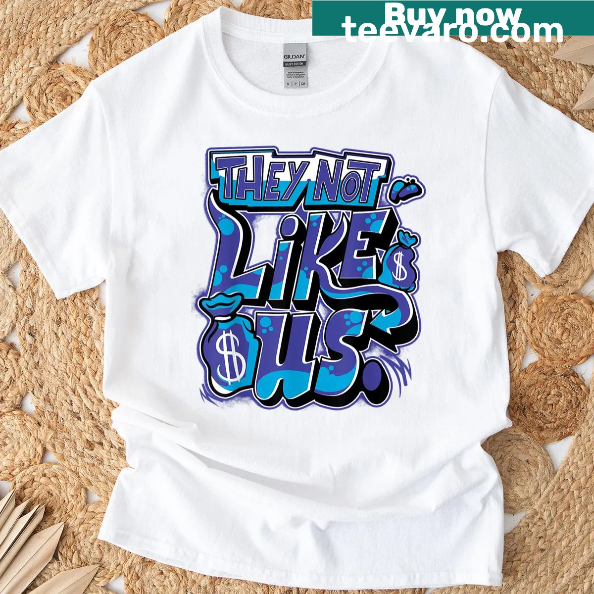 Funny Halloween streetwear tee with text design — on a men's t-shirt