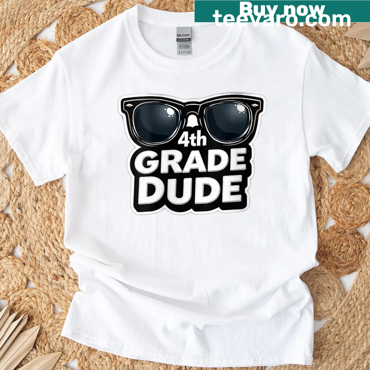 Fourth Grade Dude t-shirt designed for boys returning to school — on a men's t-shirt
