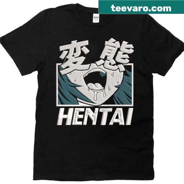 Playful T-shirt featuring a fun anime hentai graphic