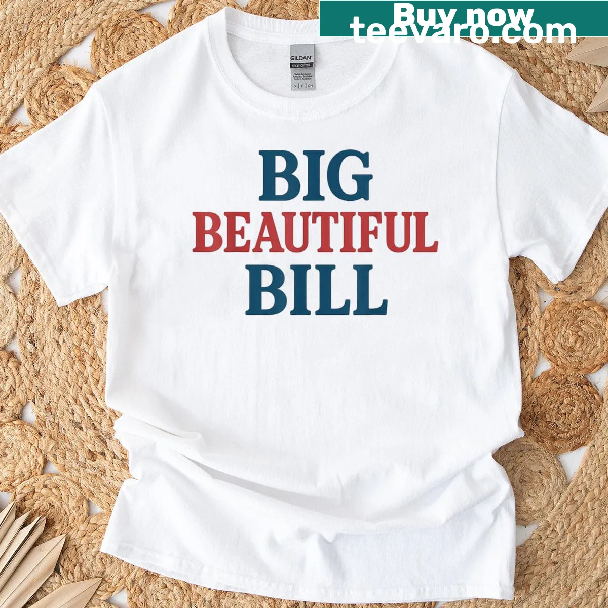 Oversized T-shirt with 'All Hail The Pumpkin Overlord' design — on a men's t-shirt