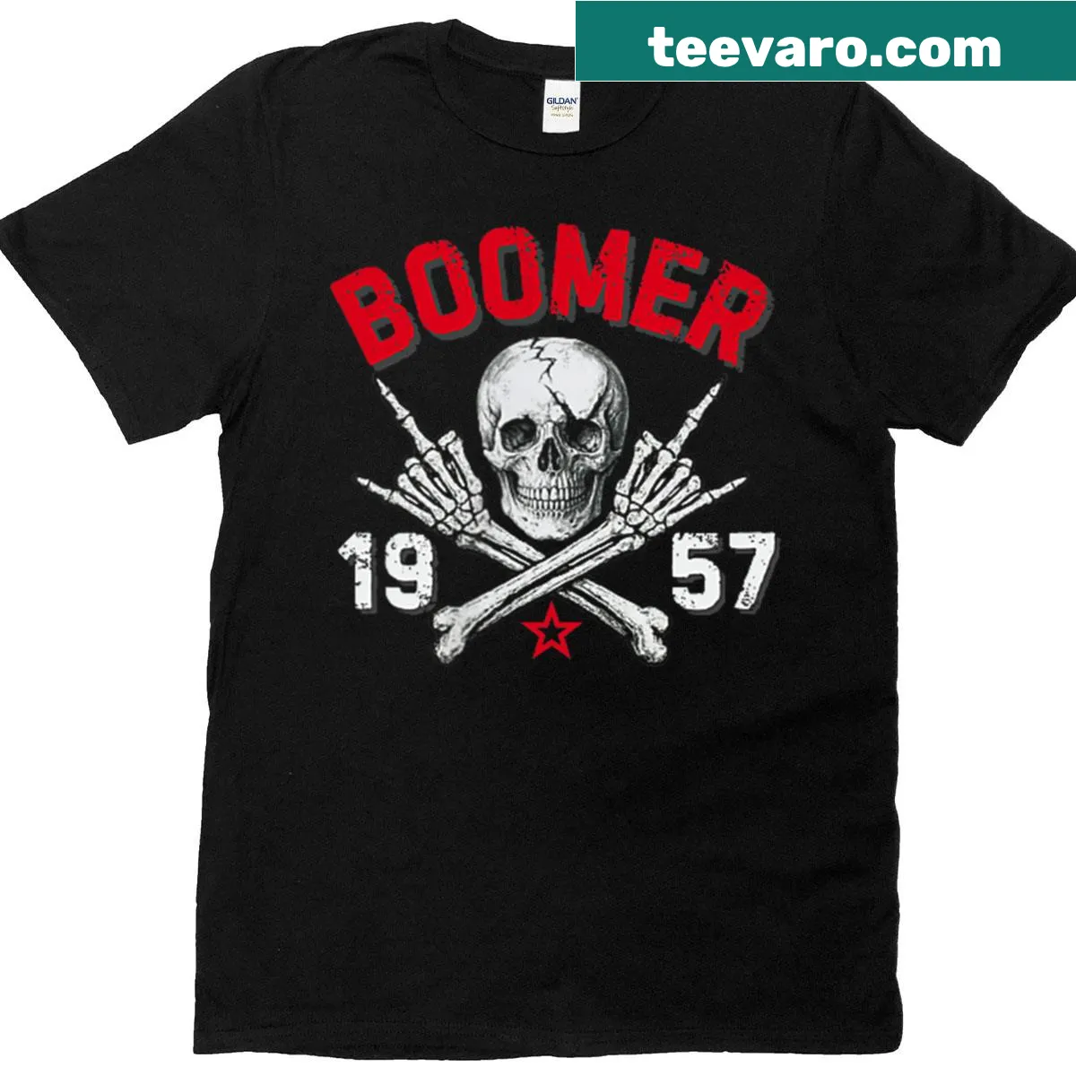 Skull graphic t-shirt with 'Before All You Sissie Were Born' text — on a men's t-shirt