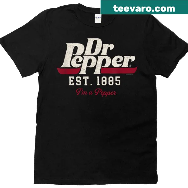 Vintage distressed t-shirt with 'Est 1885 I'm A Pepper' label.