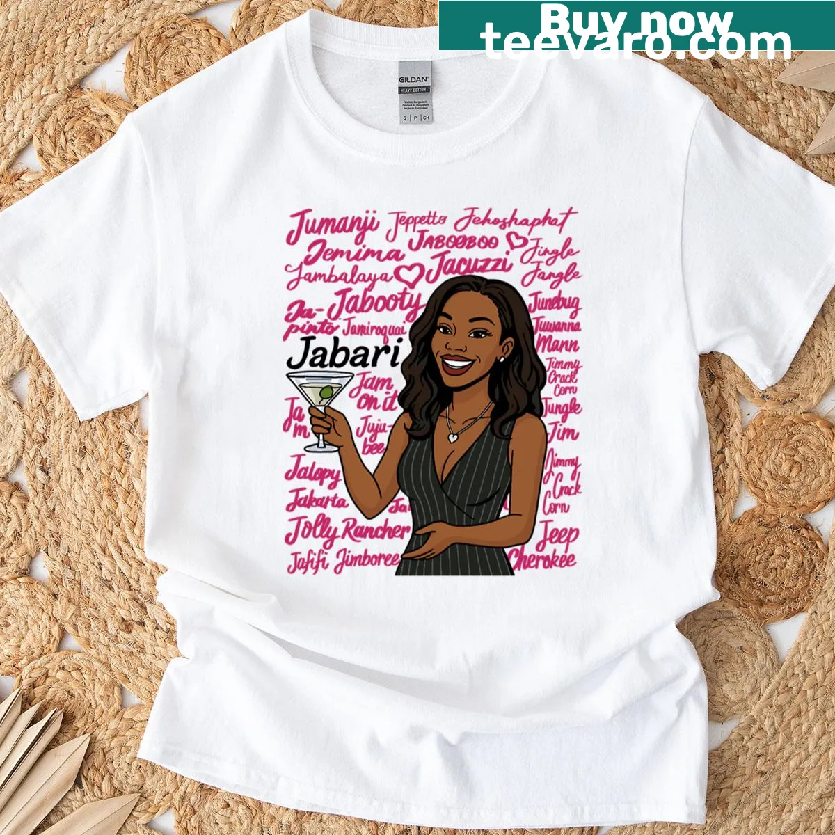 Girlfriends t-shirt with playful typography celebrating female friendship — on a men's t-shirt