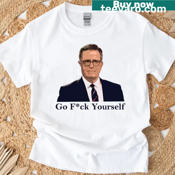 Funny Colbert quote design T-shirt supporting Stephen Colbert