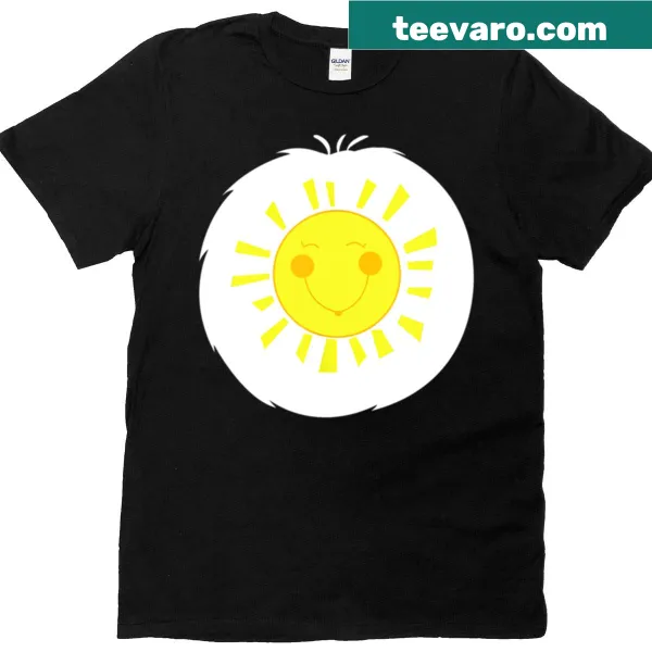 Fun Halloween shirt with a bear graphic and 'I Care Funshine' text.