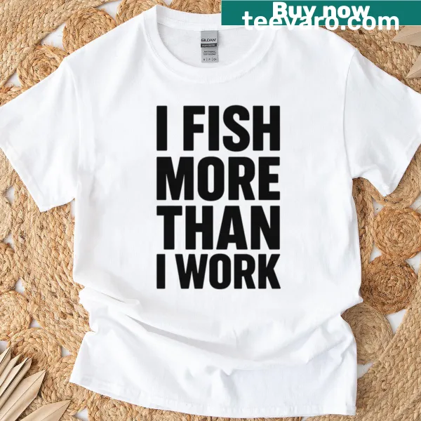 Bold fishing quote design T-shirt for fishing enthusiasts