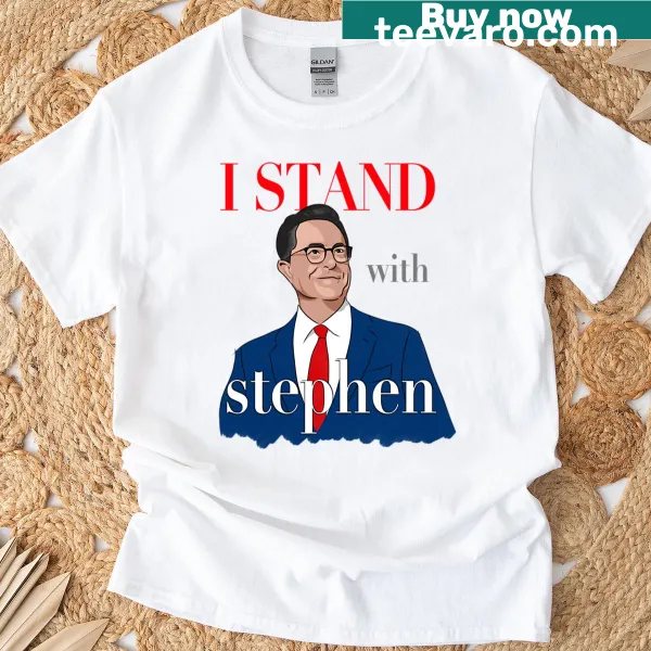 Supportive t-shirt with the phrase I Stand With Stephen