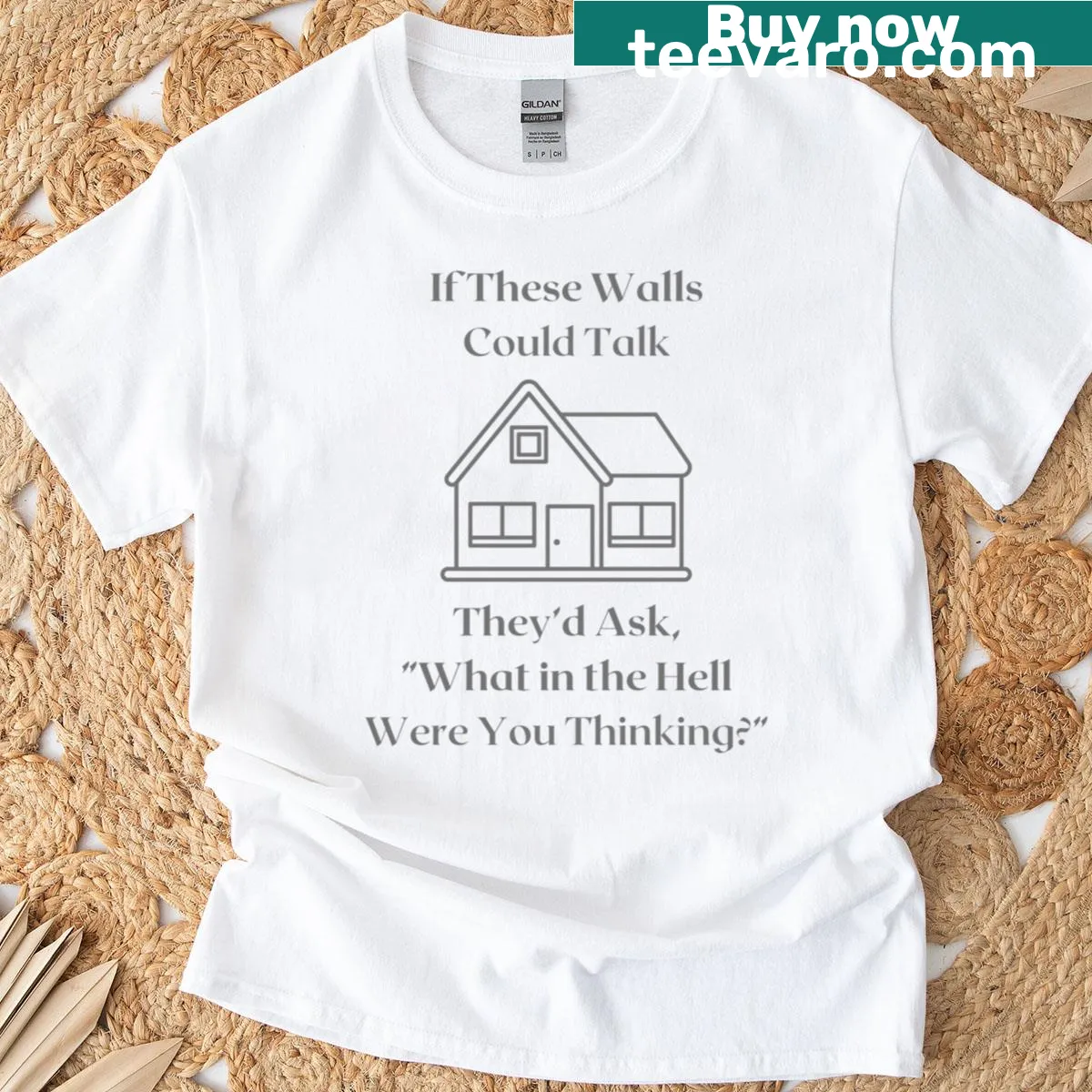 Sarcastic homeowner t-shirt with humorous graphic design. — on a men's t-shirt