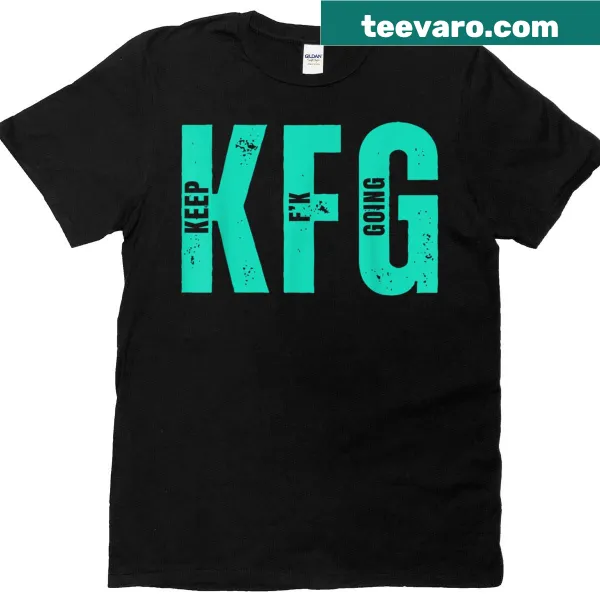 Motivational military-style T-shirt with bold lettering