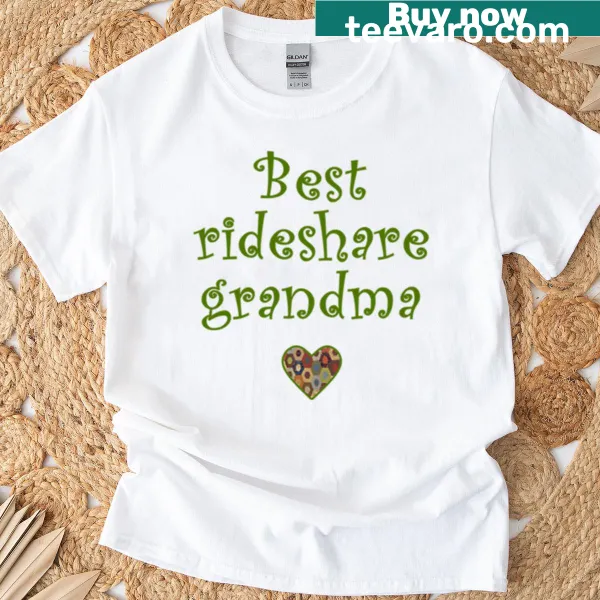 Boxy T-shirt depicting life as a rideshare driver