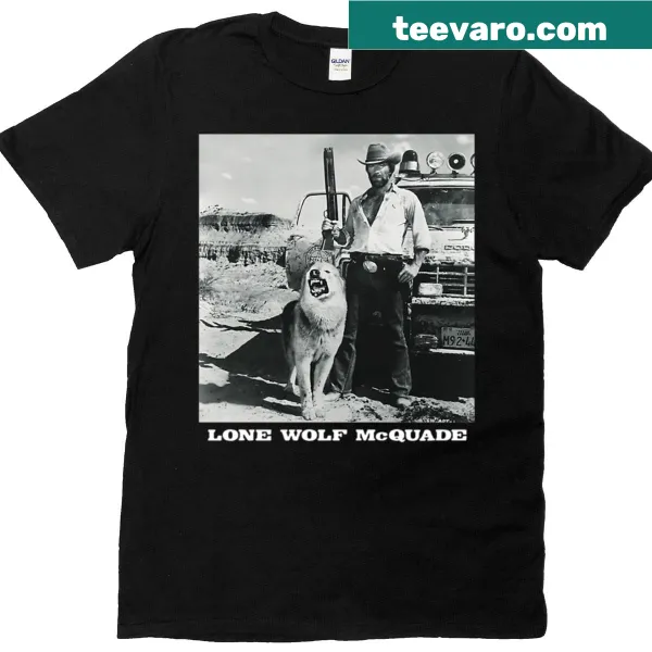Vintage-style Chuck Norris action film graphic t-shirt