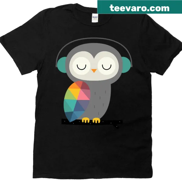 Illustrated Owl Time t-shirt showcasing whimsical owl designs