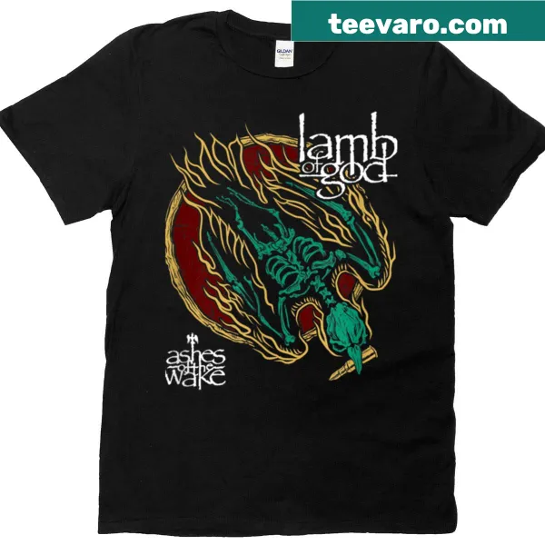 Skeleton eagle design on a 15th anniversary t-shirt