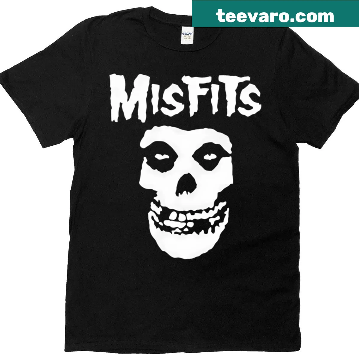 Vintage Misfits band T-shirt with iconic graphic design — on a men's t-shirt