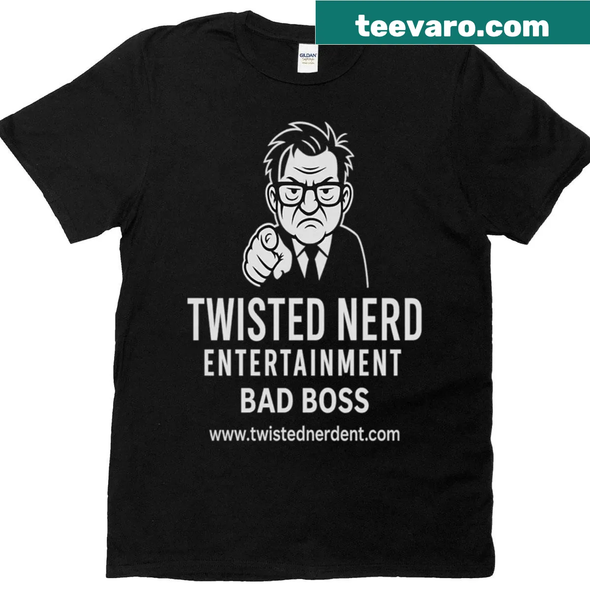 Playful T-shirt with humorous phrase — on a men's t-shirt