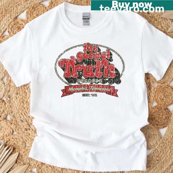 Vintage Christian rock music t-shirt with vinyl records design