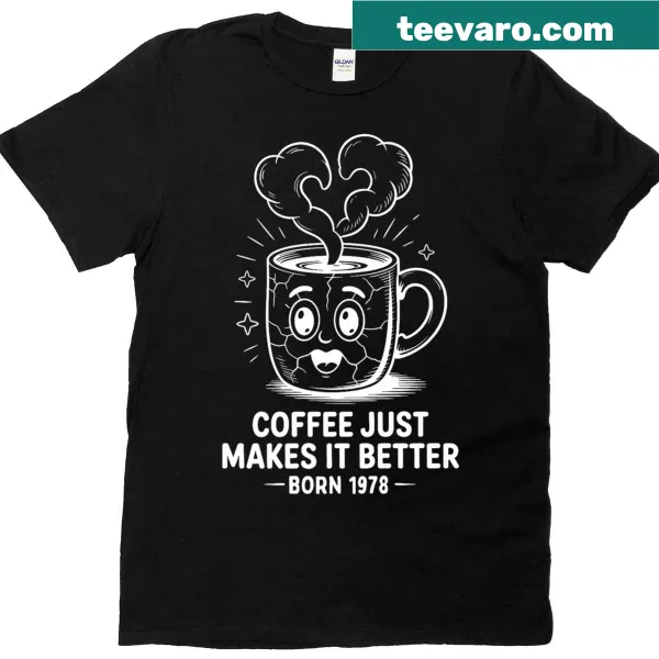 Vintage birthday tee celebrating the year 1978