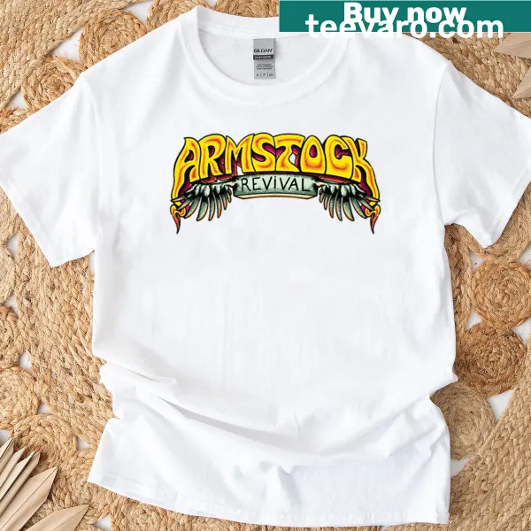 Oversized T-shirt featuring Armstock Revival design