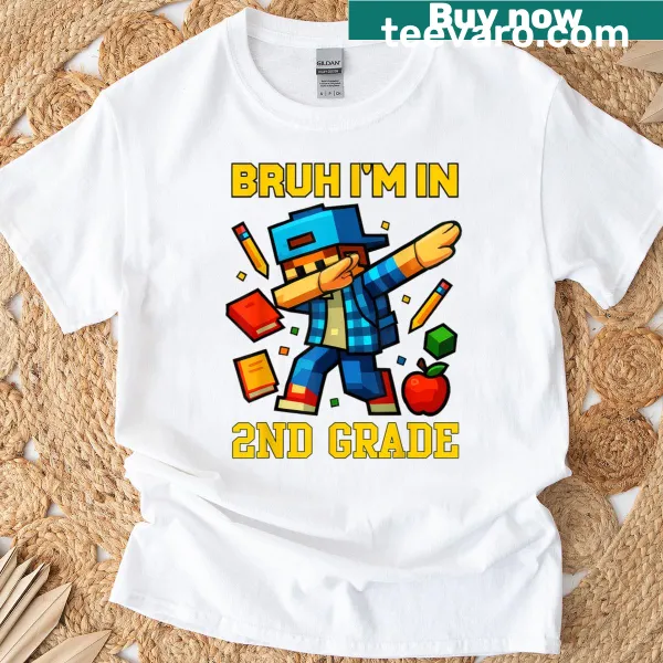 Funny dabbing cartoon design for 2nd-grade boys