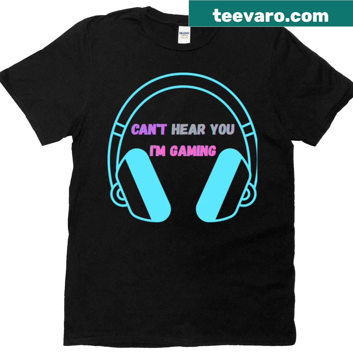 Funny gaming-themed oversized t-shirt with humorous text — on a men's t-shirt