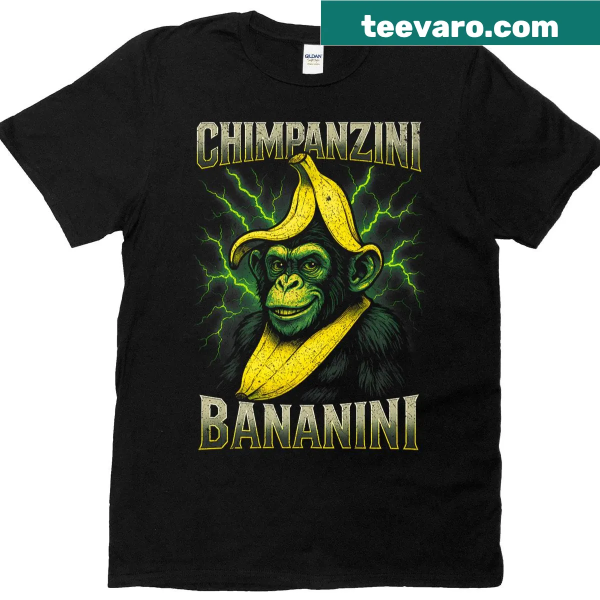 Cute cartoon monkey design for meme enthusiasts — on a men's t-shirt