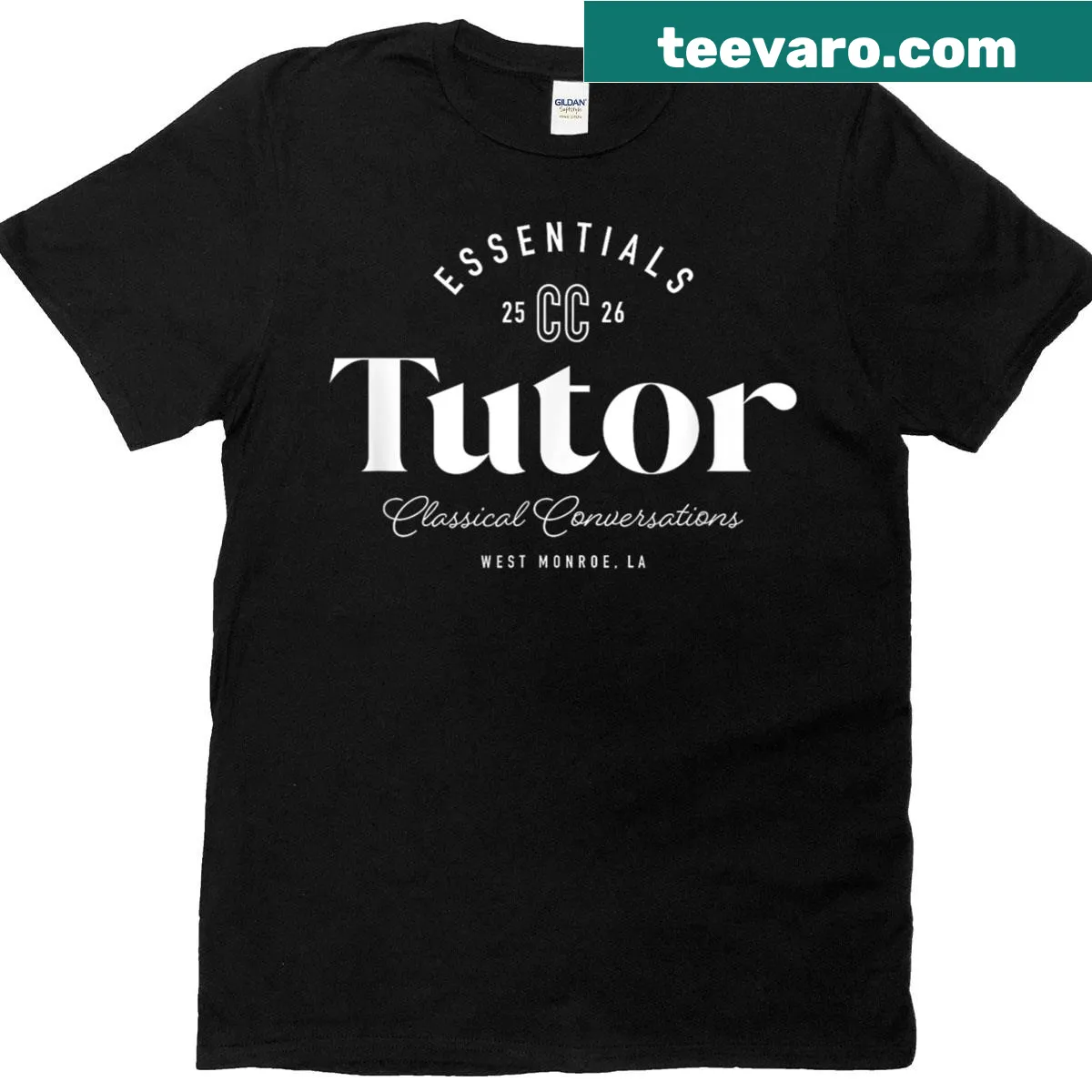 Educational-themed typography design on a teacher's t-shirt — on a men's t-shirt