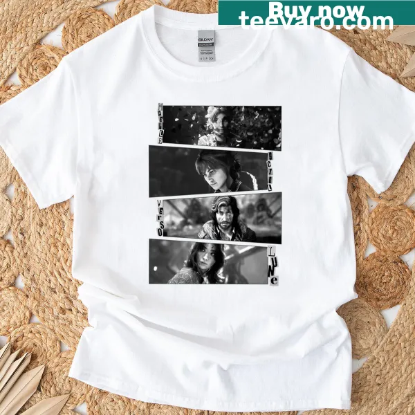 Graphic design of lunar landscapes on oversized travel-themed t-shirt
