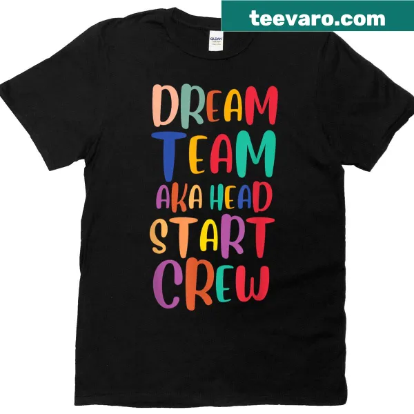 T-shirt for preschool teachers with 'Head Start Crew' saying