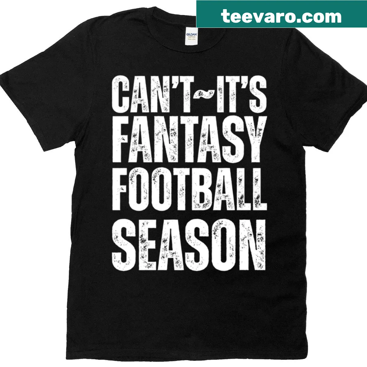 Humorous fantasy football t-shirt with witty phrases for draft day — on a men's t-shirt
