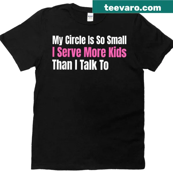 Humorous T-shirt for lunch ladies with a playful saying