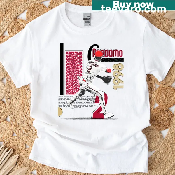 Baseball player graphic on a T-shirt