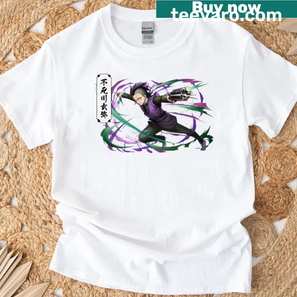 Anime character Genya Shinazugawa graphic T-shirt