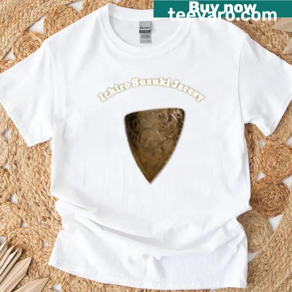 Vintage-style t-shirt featuring Ichiro Suzuki baseball jersey design