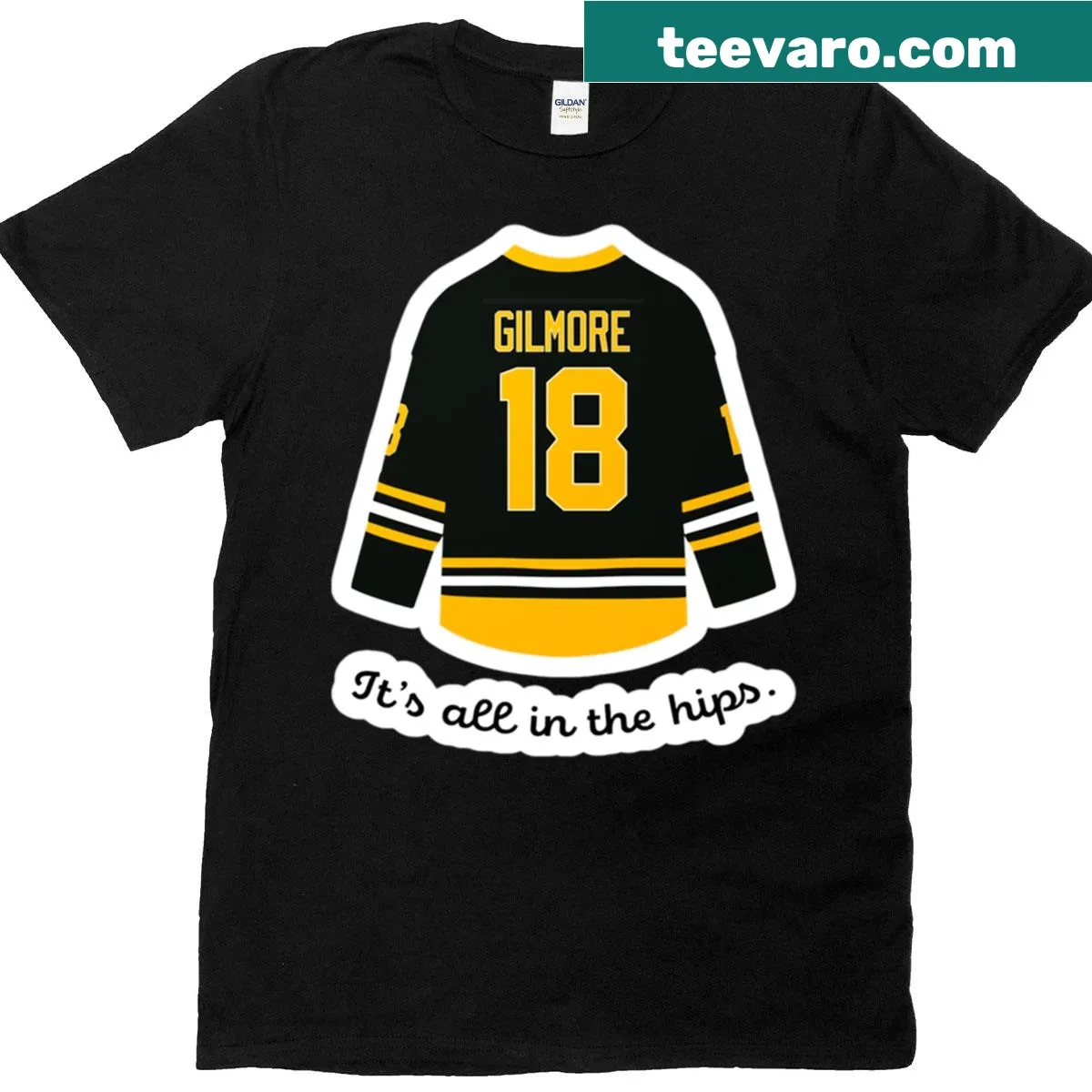 Playful t-shirt with 'Just Tap It' for hockey fans — on a men's t-shirt