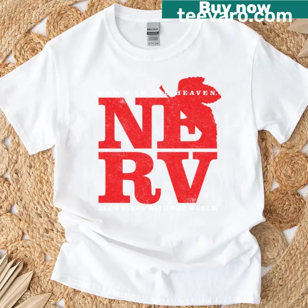 Funny T-shirt with a humorous phrase about love and nervousness