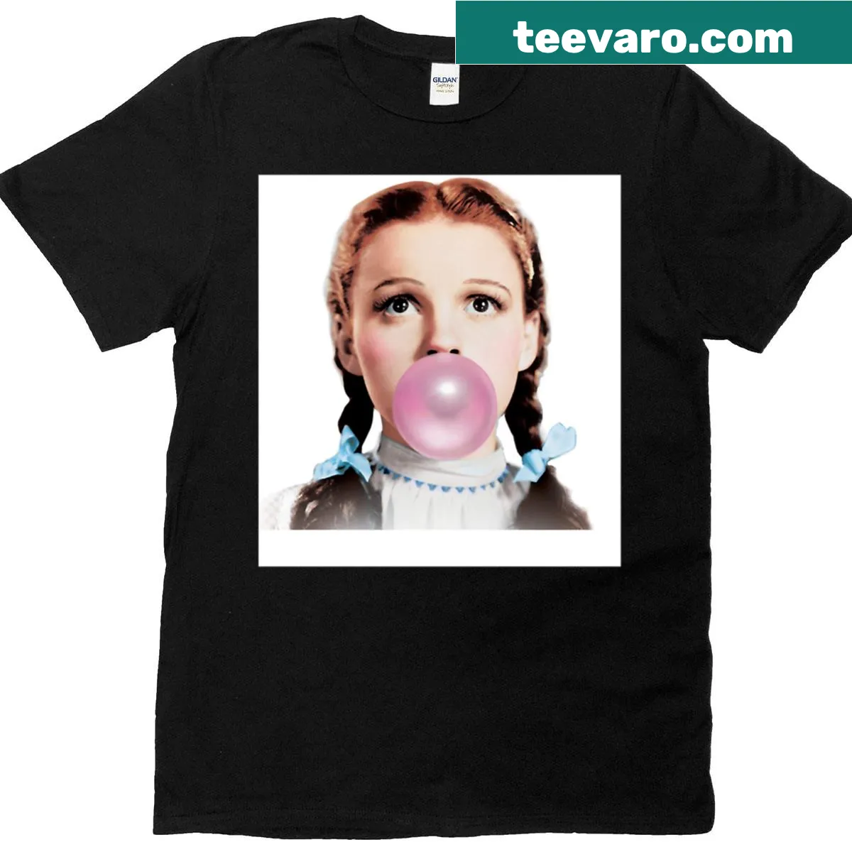 Vintage-style t-shirt inspired by The Wizard of Oz with whimsical graphic — on a men's t-shirt