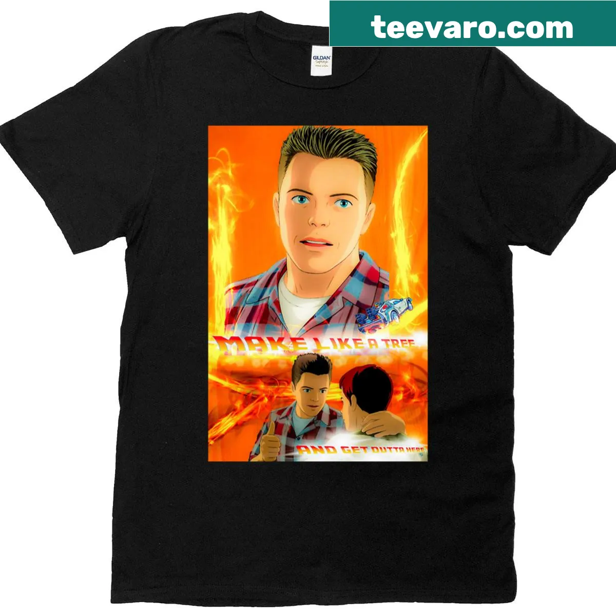 Empowering t-shirt celebrating daughters battling ovarian cancer — on a men's t-shirt