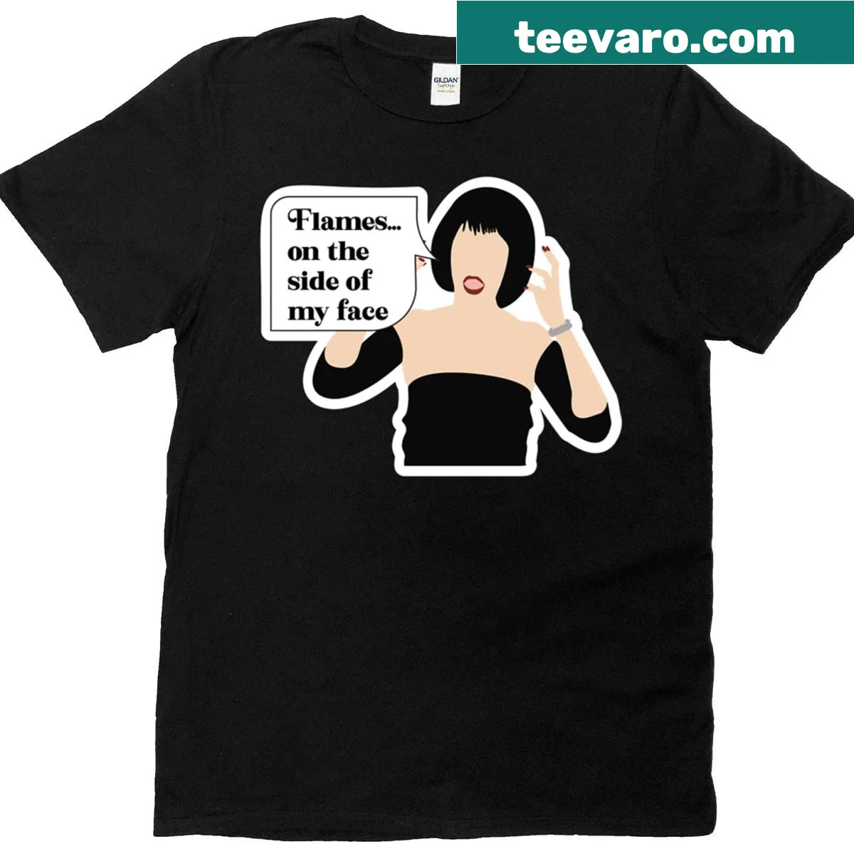 T-shirt featuring the word 'Mrs.' in an elegant font. — on a men's t-shirt